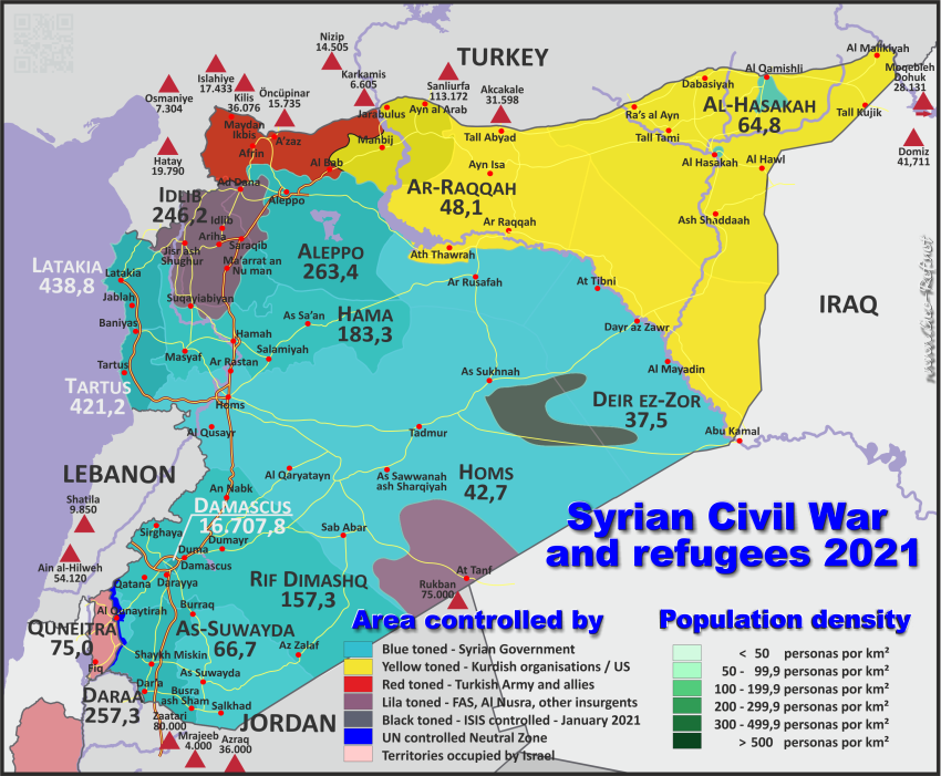 Situación Siria 2021 - Enero