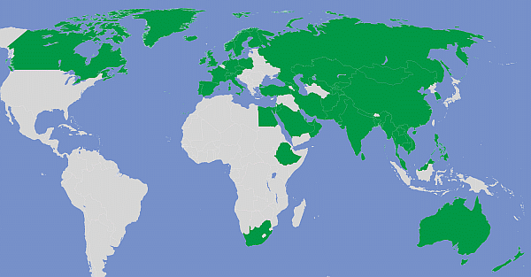AIIB map