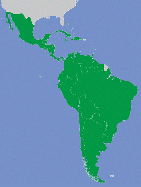 CELAC map