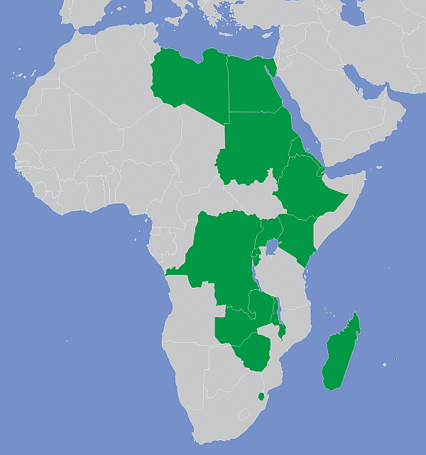 COMESA map